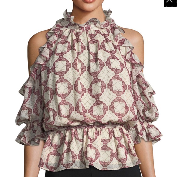 Max Studio Tops - Women Max studio ruffle  shirt